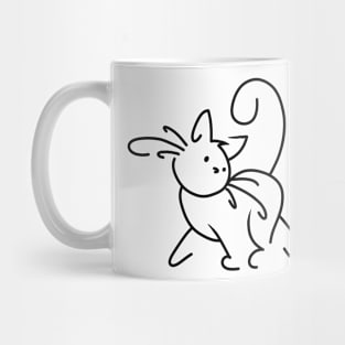 Essentially cat 3 black Mug